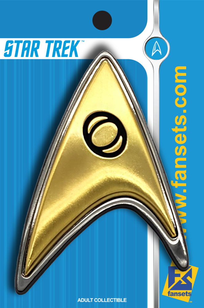 激レア ヴィンテージW刻印ガラス栓 星エンボス WORTH Star Trek: Strange New Worlds SCIENCES Delta PIN by FanSets – Fansets