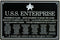 Star Trek DEDICATION PLAQUE #13 U.S.S. ENTERPRISE NCC-1701-E