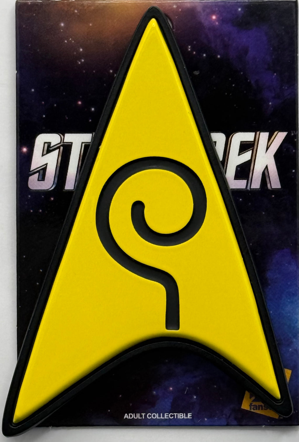 Star Trek The Animated Series Yellow OPERATIONS Delta PIN by FanSets ...