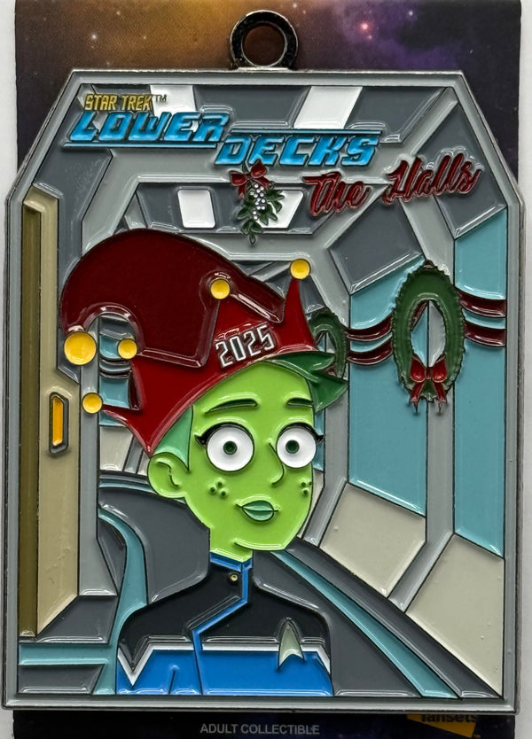 Star Trek Lower Deck THE HALLS 2025 Holiday PIN #1