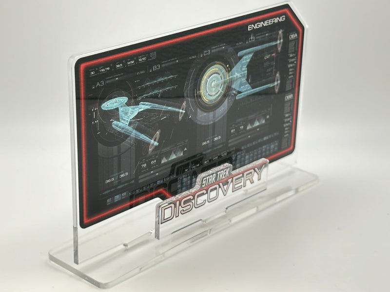 Star Trek ACRYLIC "LET'S FLY" Display