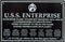 Star Trek DEDICATION PLAQUE #11 U.S.S. ENTERPRISE-B