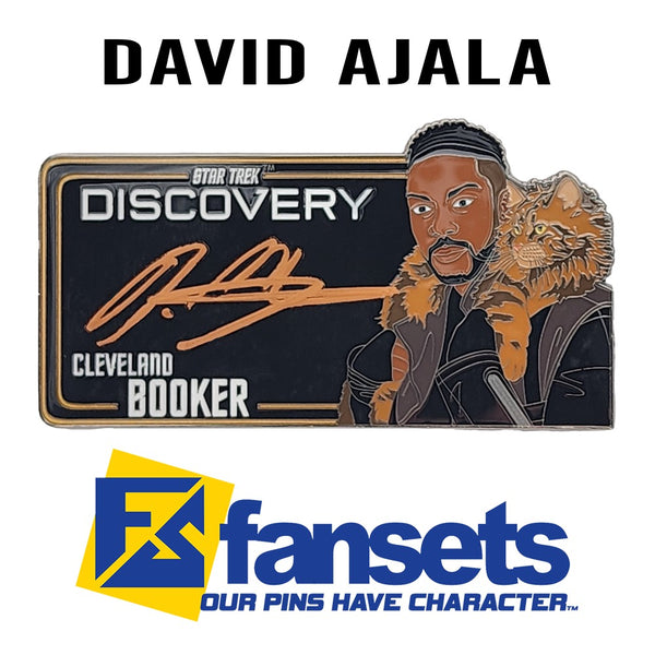 Star Trek Autograph Pin: David Ajala Cleveland 