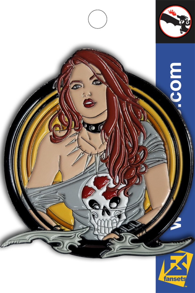 Zenescope Angelica BLACKSTONE Hellchild Licensed FanSets PinUp Pin