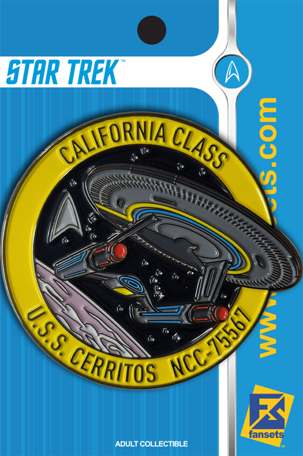 Star Trek Lower Decks U.S.S. CERRITOS NCC75567 MICROFLEET Licensed FanSets Collector’s Pin