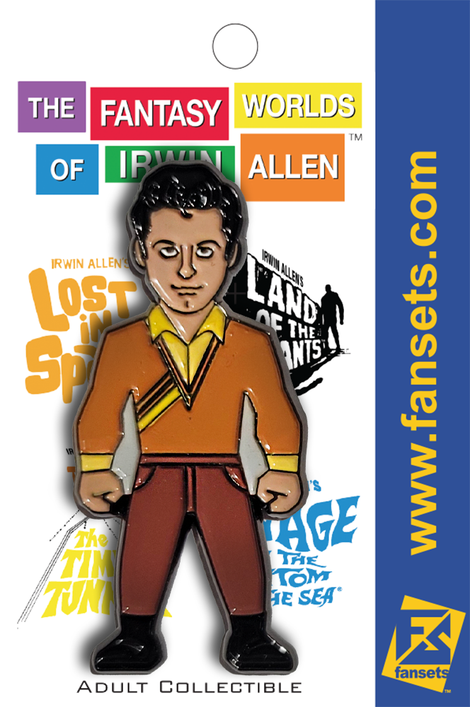 Irwin Allen MAJOR WEST Licensed Fansets Pin