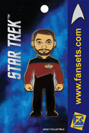 Star Trek COMMANDER RIKER Licensed FanSets Collector’s Pin