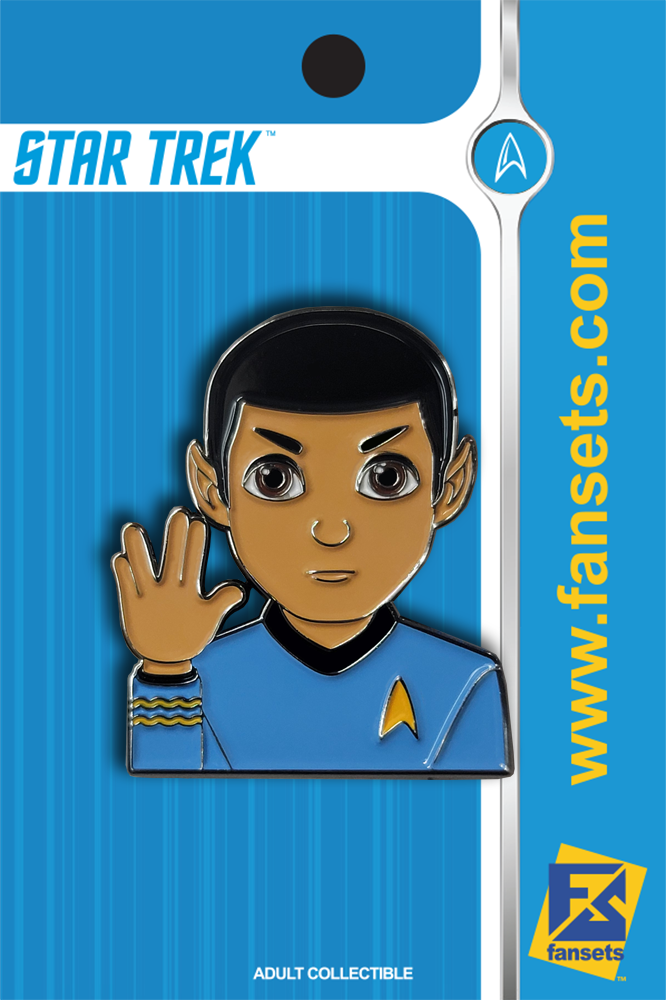 Star Trek EMOJI Mr. SPOCK Licensed Star Trek Pin