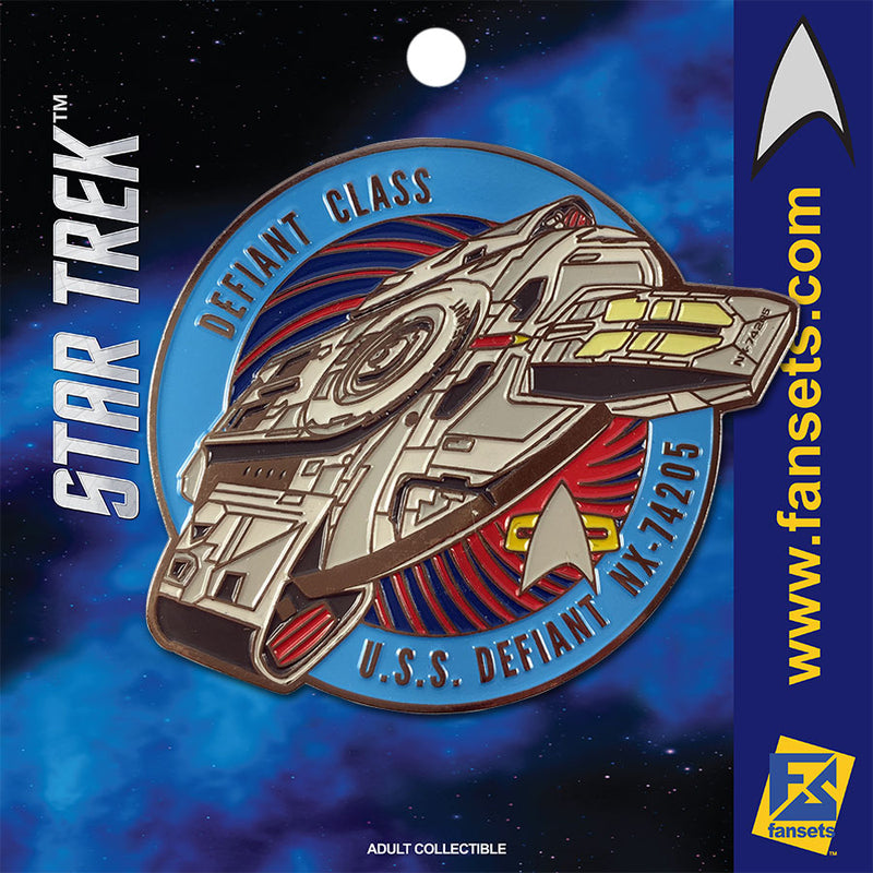 Star Trek MicroFleet DEFIANT - NX-74205 Licensed FanSets Collector’s Pin