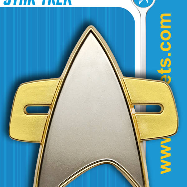 Star Trek Voyager / DS9 Full Size Communicator Pin Set of 10 Pins Star Trek Voyager / DS9 Full Size Communicator Pin Set of 10 Pins